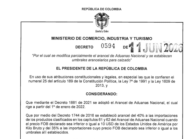 Decreto del Dapre