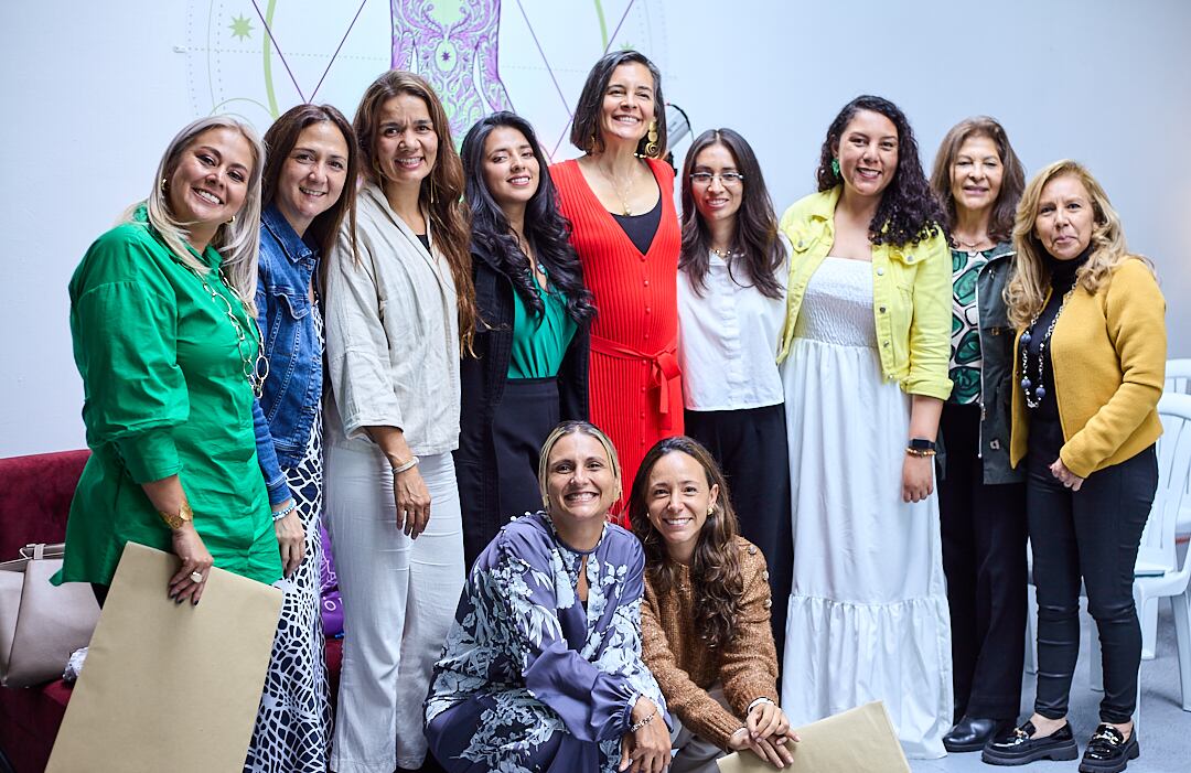 Alejandra Torres, CEO y fundadora de la Academia Musas en un encuentro de Musas Emprende.