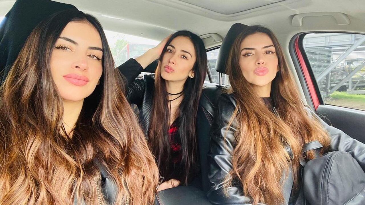 Jéssica, Virginia y Melissa Cediel son inseparables. Foto: Instagram @virgiecediel.