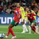 El cobro de Chebbak, atajado por la arquera Catalina Pérez.