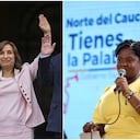 Dina Boluarte, presidenta de Perú y Francia Márquez, vicepresidenta de Colombia