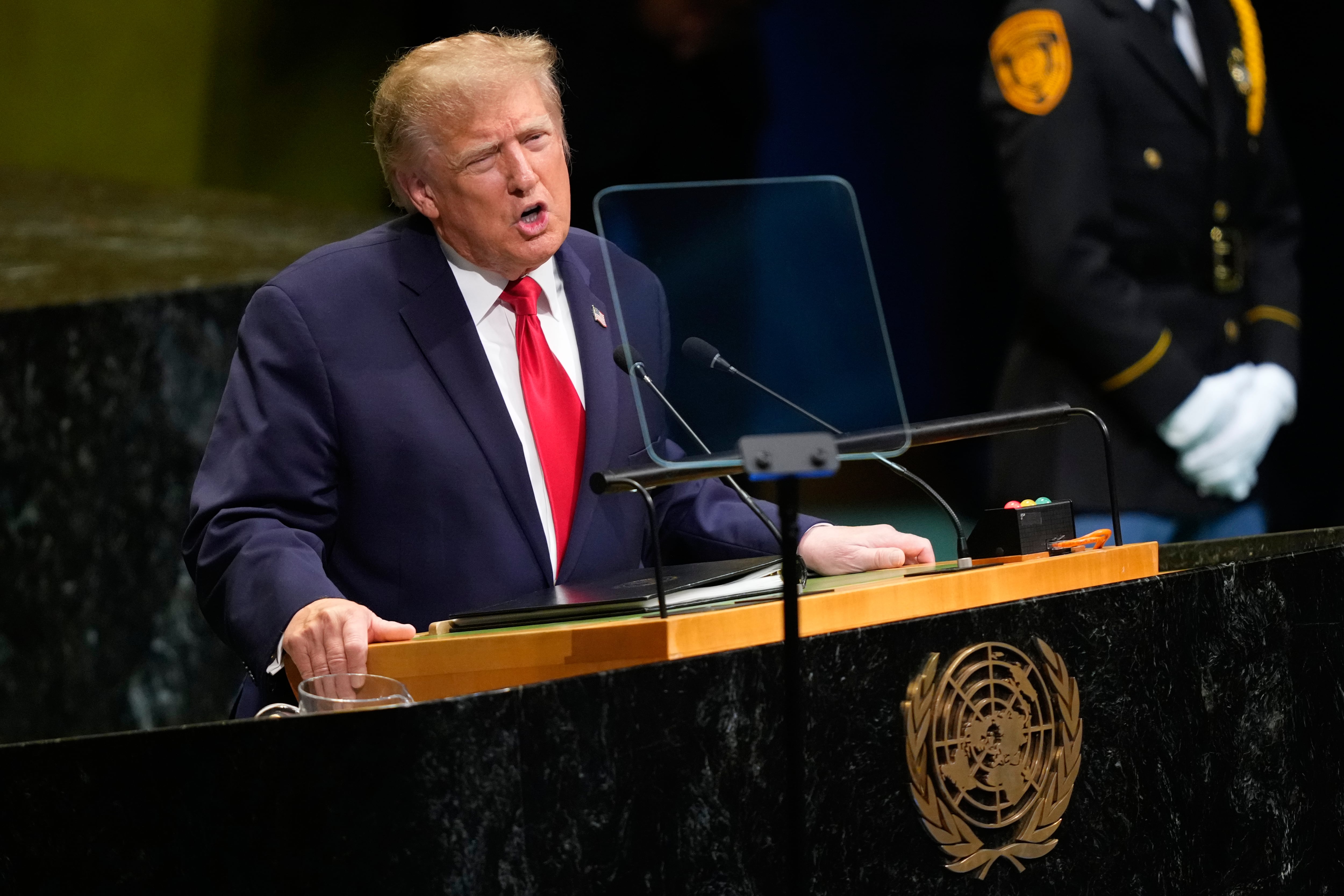Donald Trump en la Asamblea General de la ONU.