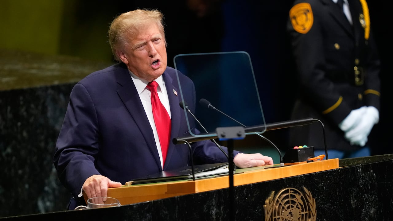 Donald Trump en la Asamblea General de la ONU.