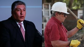 De izquierda a derecha: Sigifredo López y Rodrigo Londoño.