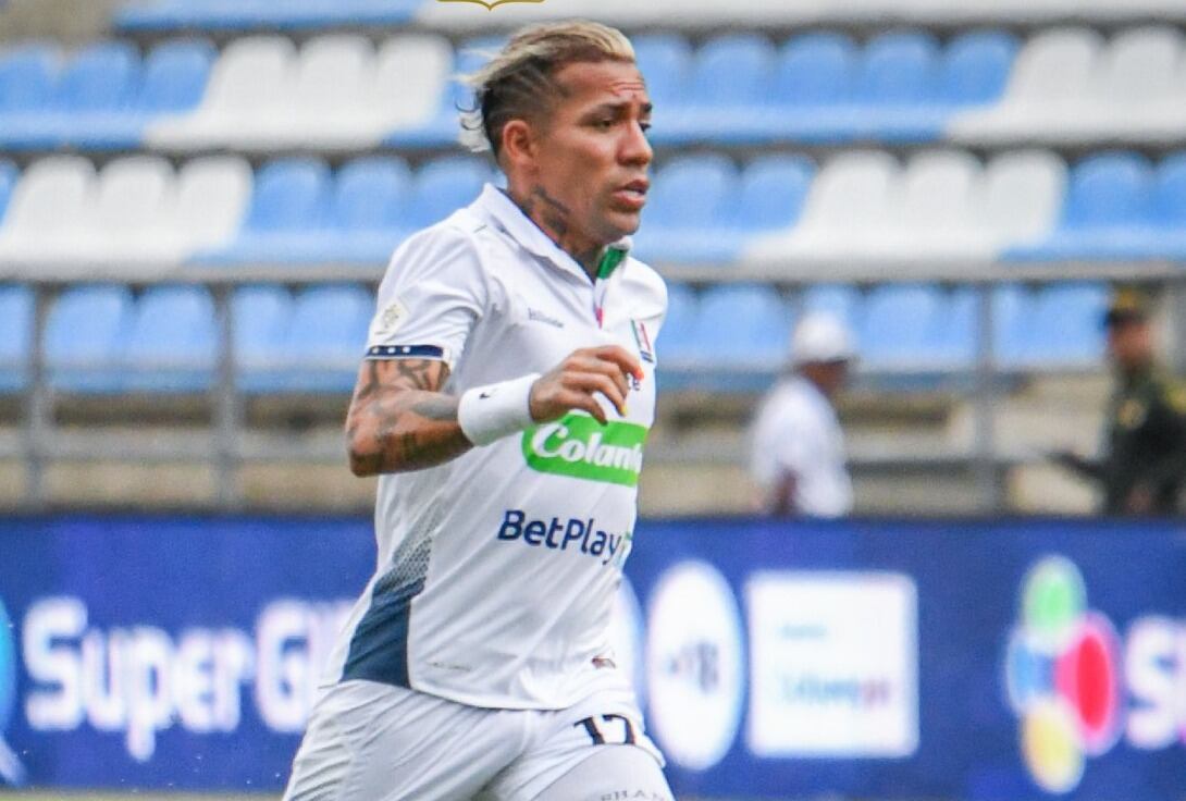 Dayro Moreno es el goleador de la Liga Betplay con nueve tantos.