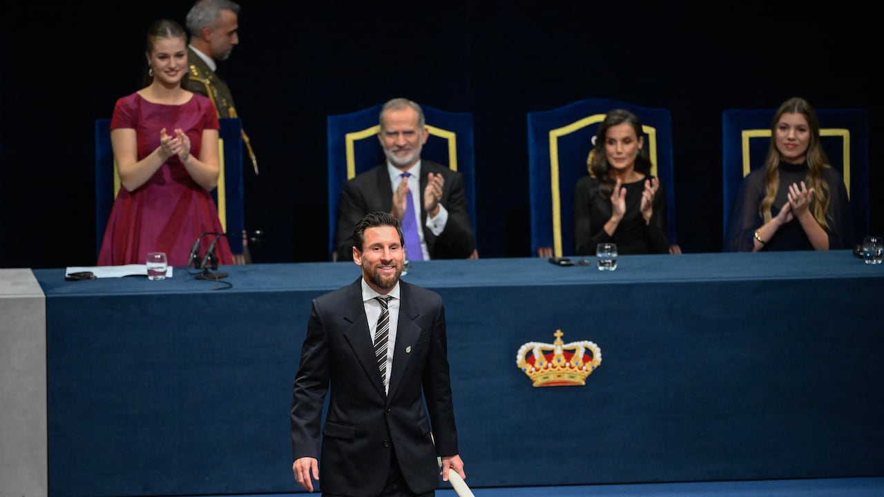 Lionel Messi recibió el Premio Princesa de Asturias en 2026.