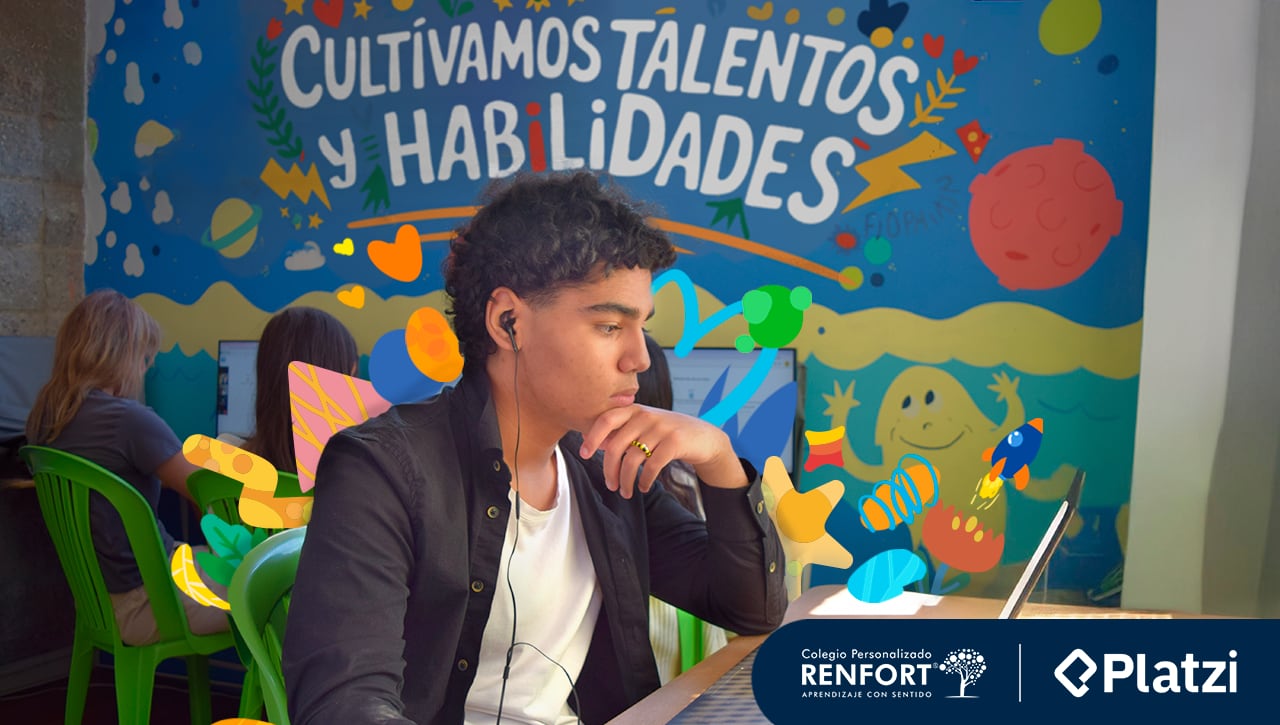 En alianza con Platzi, la red de colegios Renfort diseña un plan de carrera desde el colegio, cultiva la orientación vocacional y modifica la toma de decisiones en los estudiantes.