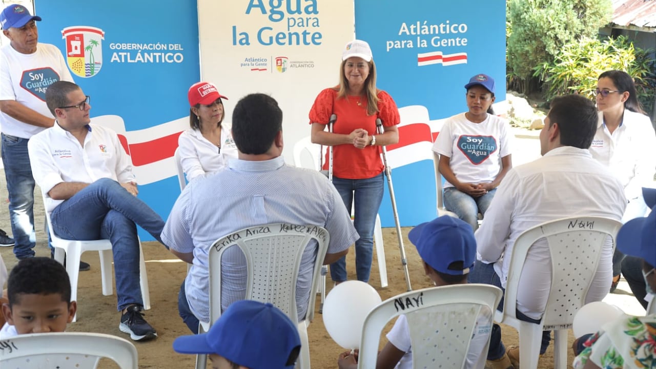 Elsa Noguera, gobernadora del Atlántico, visitó el municipio de Luruaco, puntualmente la vereda Barrigón.