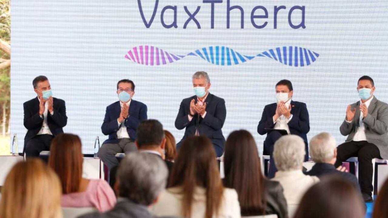 Iván Duque presentó VaxThera.