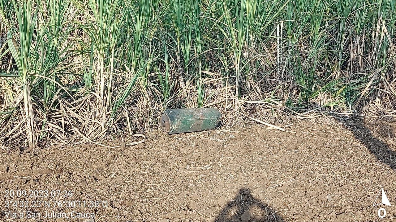 Hostigamiento con artefactos explosivos en Suárez, Cauca