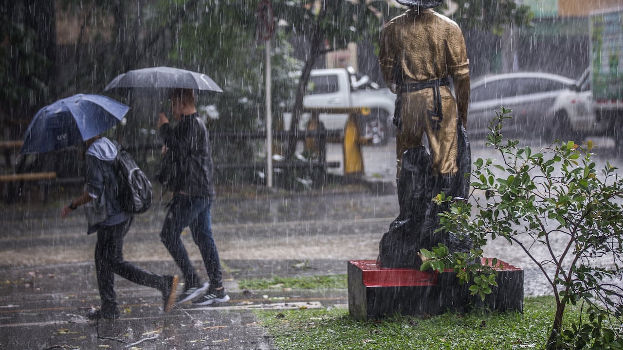 Lluvias en Medellín.