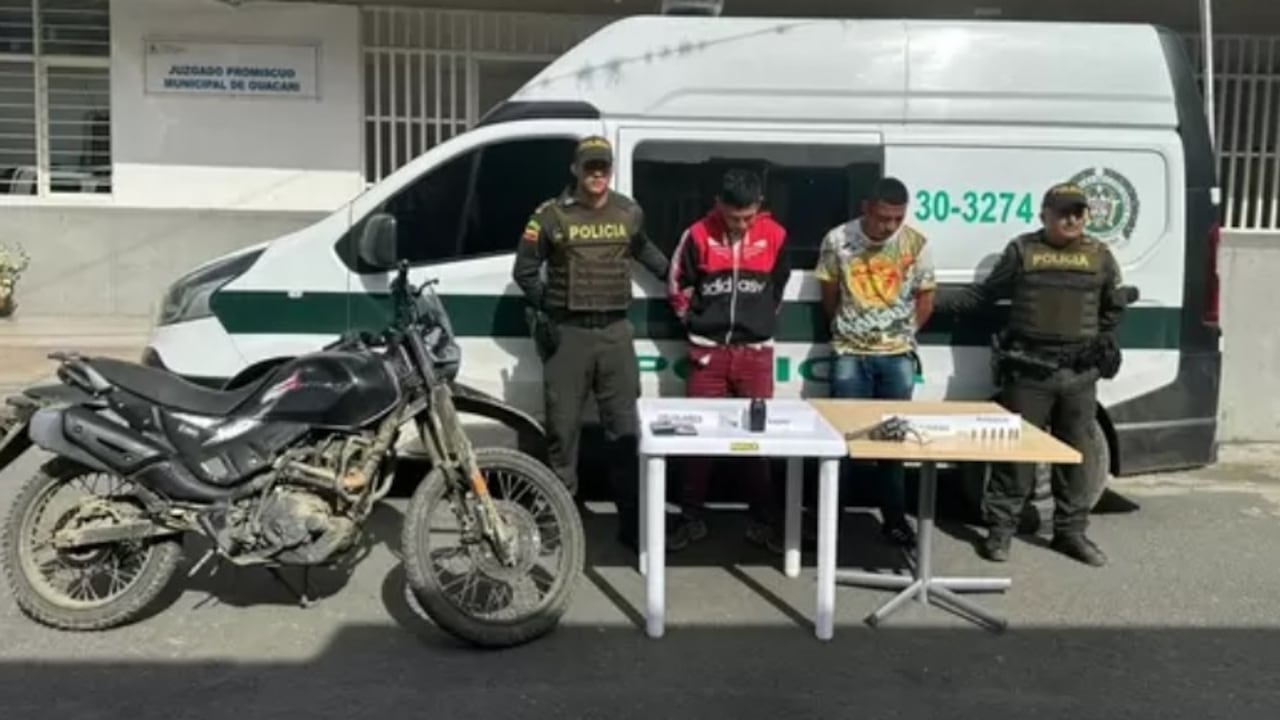 Alias Checa y alias Yefferson, quedaron a disposición de la autoridad competente.