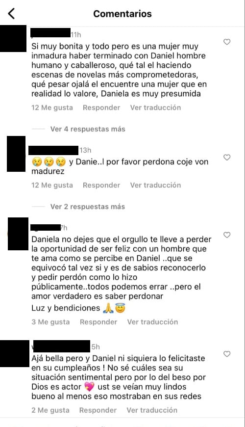Usuarios preguntaron por qué Daniel Arenas no aparecía en los contenidos de la exreina.
