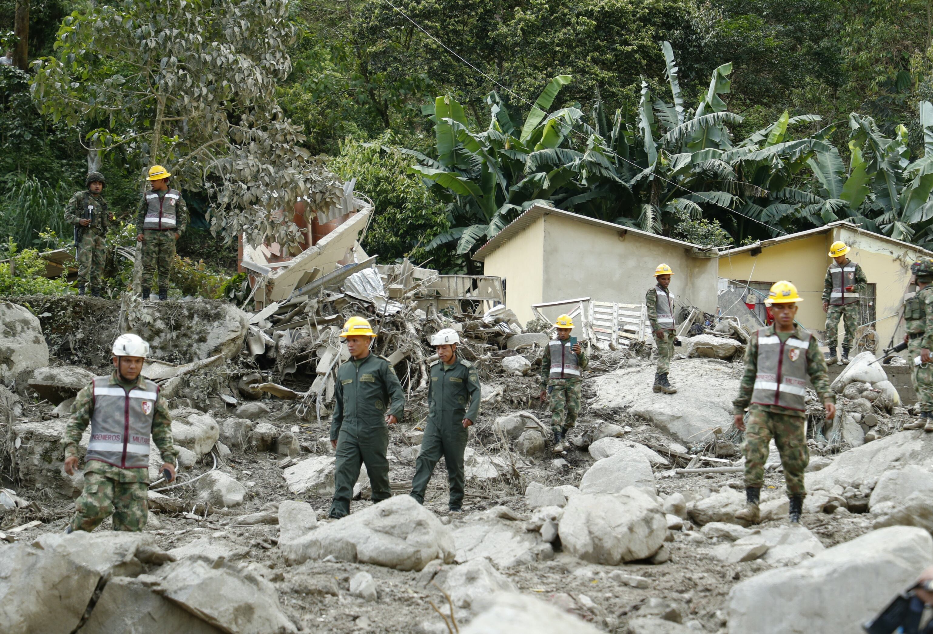 Avalancha en Quetame, Cundinamarca
