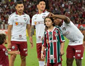 Jhon Arias, en la previoa del partido Fluminense vs. Flamengo.
