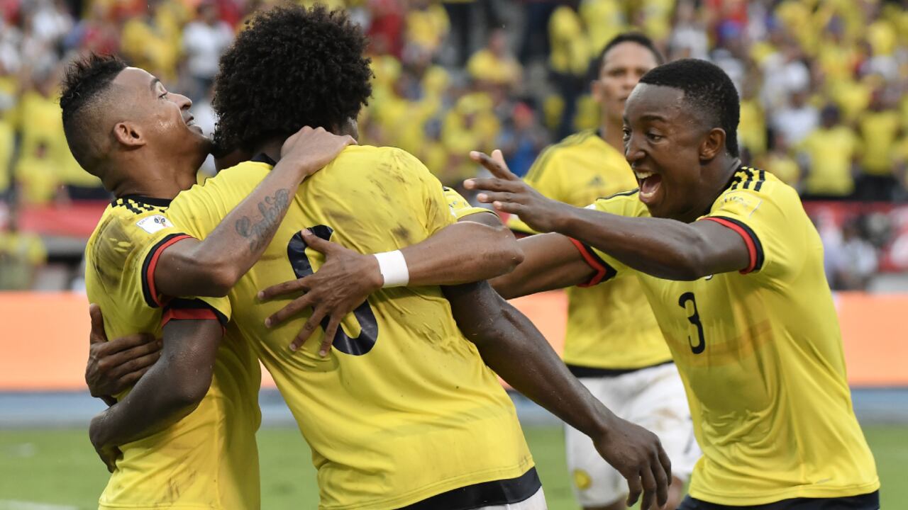 Selección Colombia en las eliminatorias de Rusia 2018.