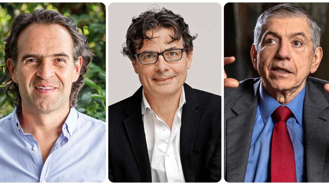 Federico Gutiérrez, Alejandro Gaviria y César Gaviria.