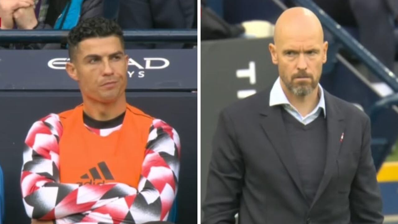 Cristiano Ronaldo sufrió apabullante caída de Manchester United ante el City.