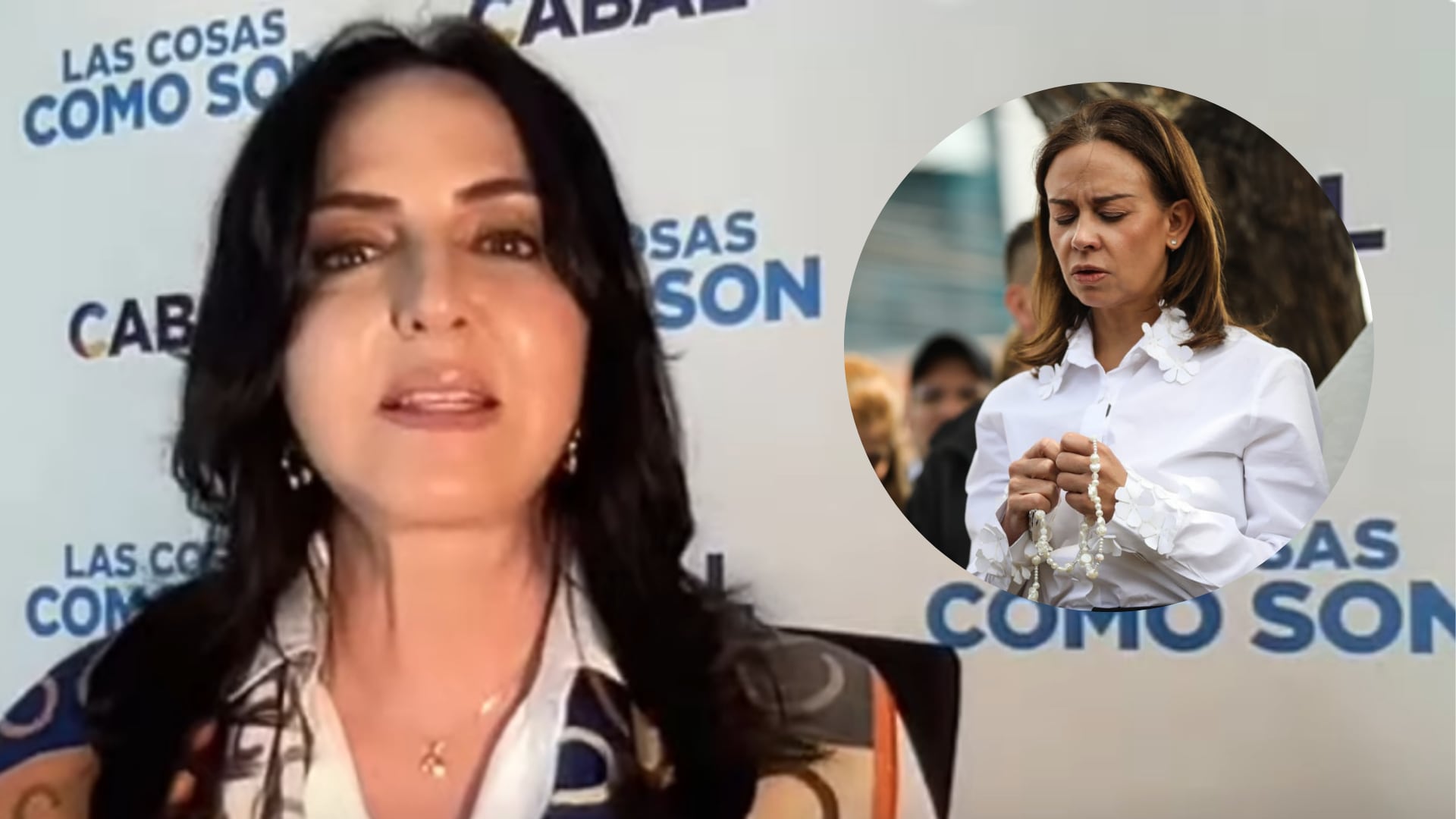 María Fernanda Cabal tuvo un polémico encuentro con María Claudia Tarazona durante la velación de su esposo, Miguel Uribe Turbay.