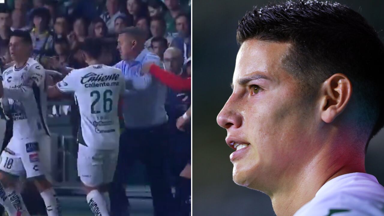 James Rodríguez fue agredido en pleno partido contra Chivas