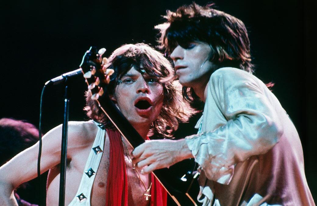 Mick Jagger y Keith Richards, The Rolling Stones.
