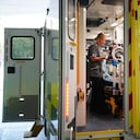 La mujer iba a ser trasladada en helicóptero pero dio luz antes de llegar al lugar