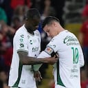 El colombiano ingresó al minuto 64.