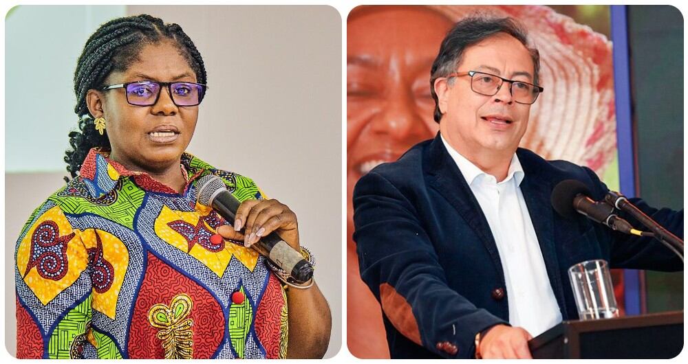 Francia Márquez y Gustavo Petro.