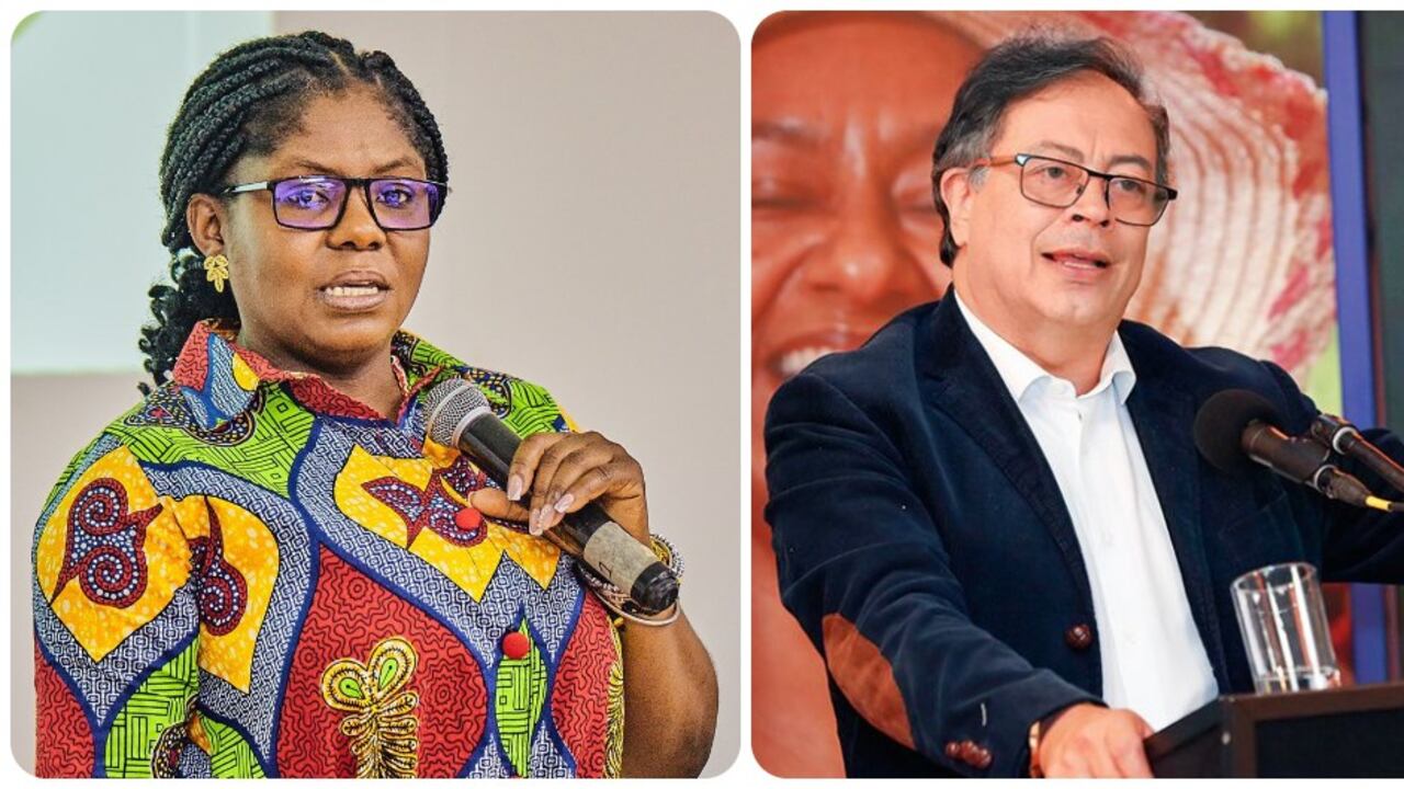 Francia Márquez y Gustavo Petro.