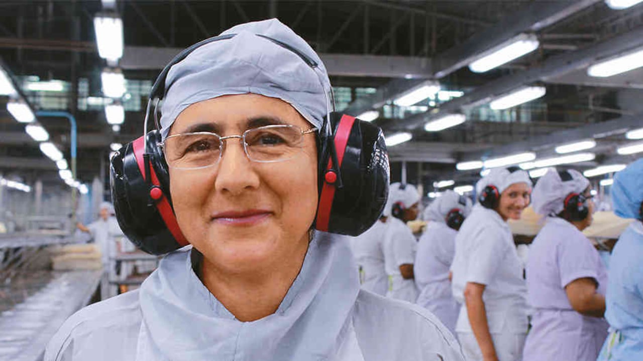 Alcira Lizcano de Castillo, operaria de la empresa Seatech.