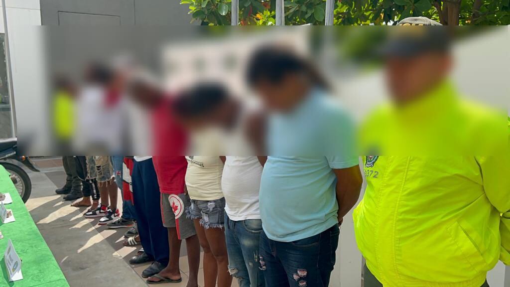 Capturados en Turbaco por expendido de estupefacientes