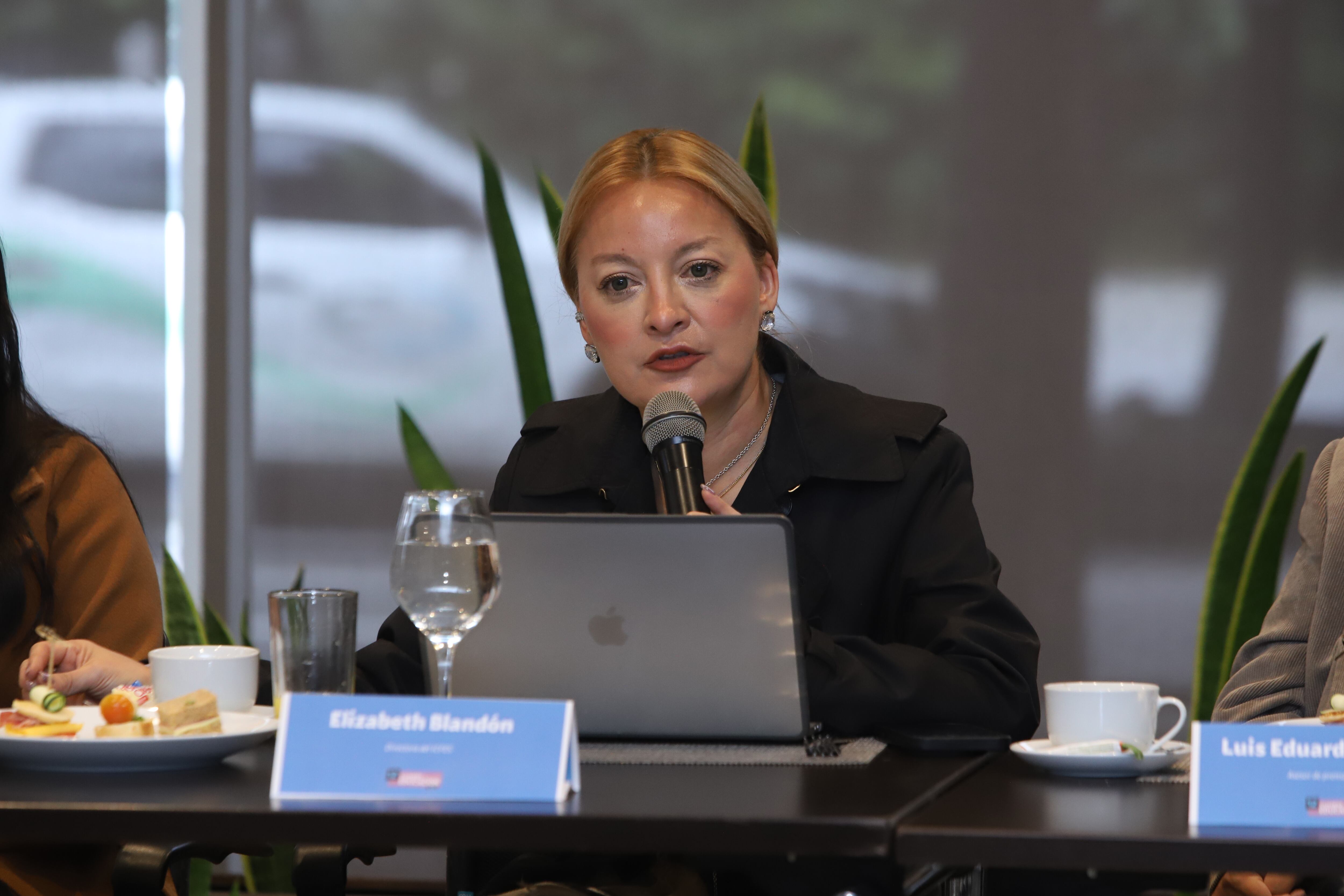 Elizabeth Blandón Bermúdez, directora general del ICFES, durante el comité de planeación de la XII Cumbre Líderes por la Educación de Semana.