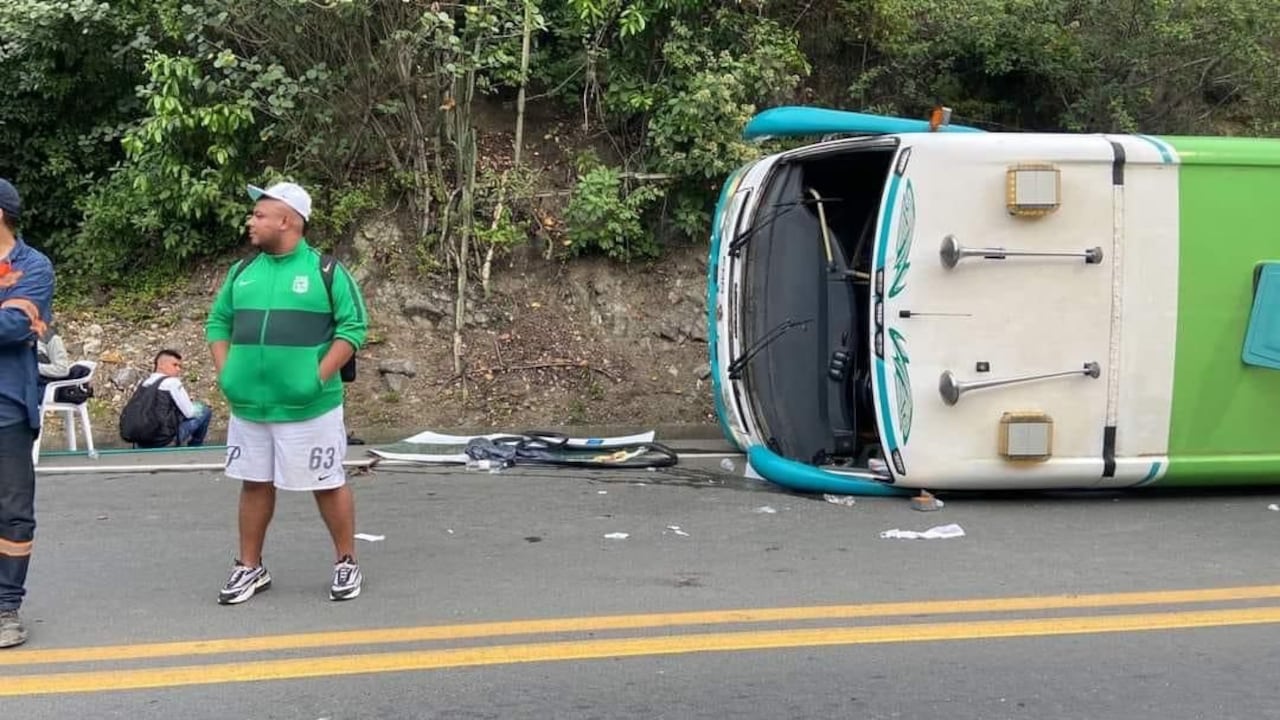 Accidente en vías de Antioquia
