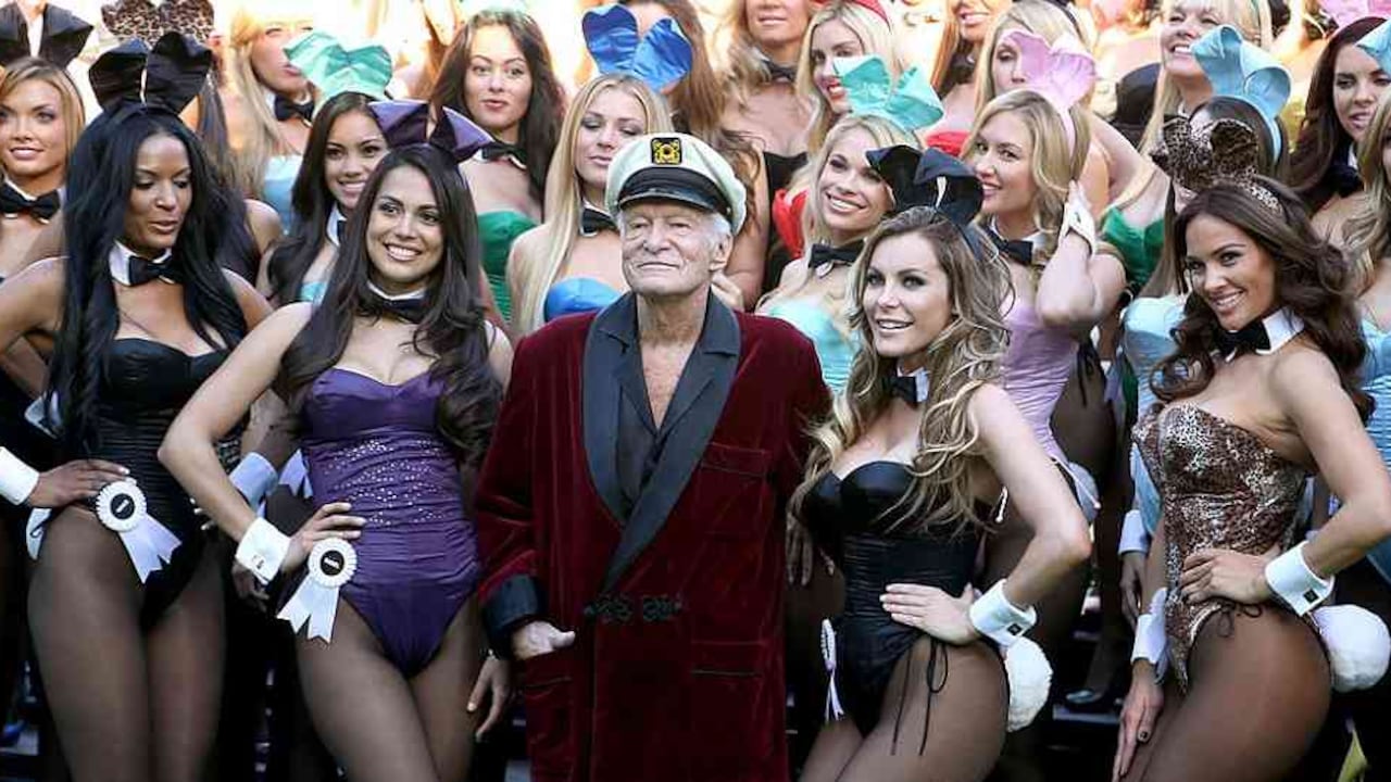 Hugh Hefner, fundador de Playboy. Getty.