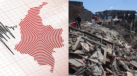 Temblor en Colombia y labores de rescate tras el terremoto.