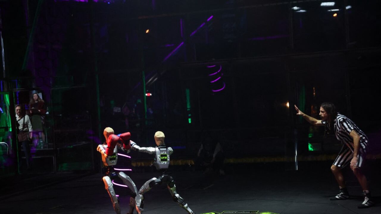 Una pelea entre máquinas se robó las miradas en uno de los escenarios más visitados del CES.