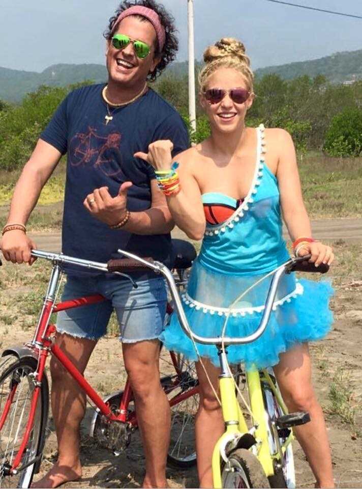 Carlos Vives y Shakira. Foto: tomado de @Shakira
