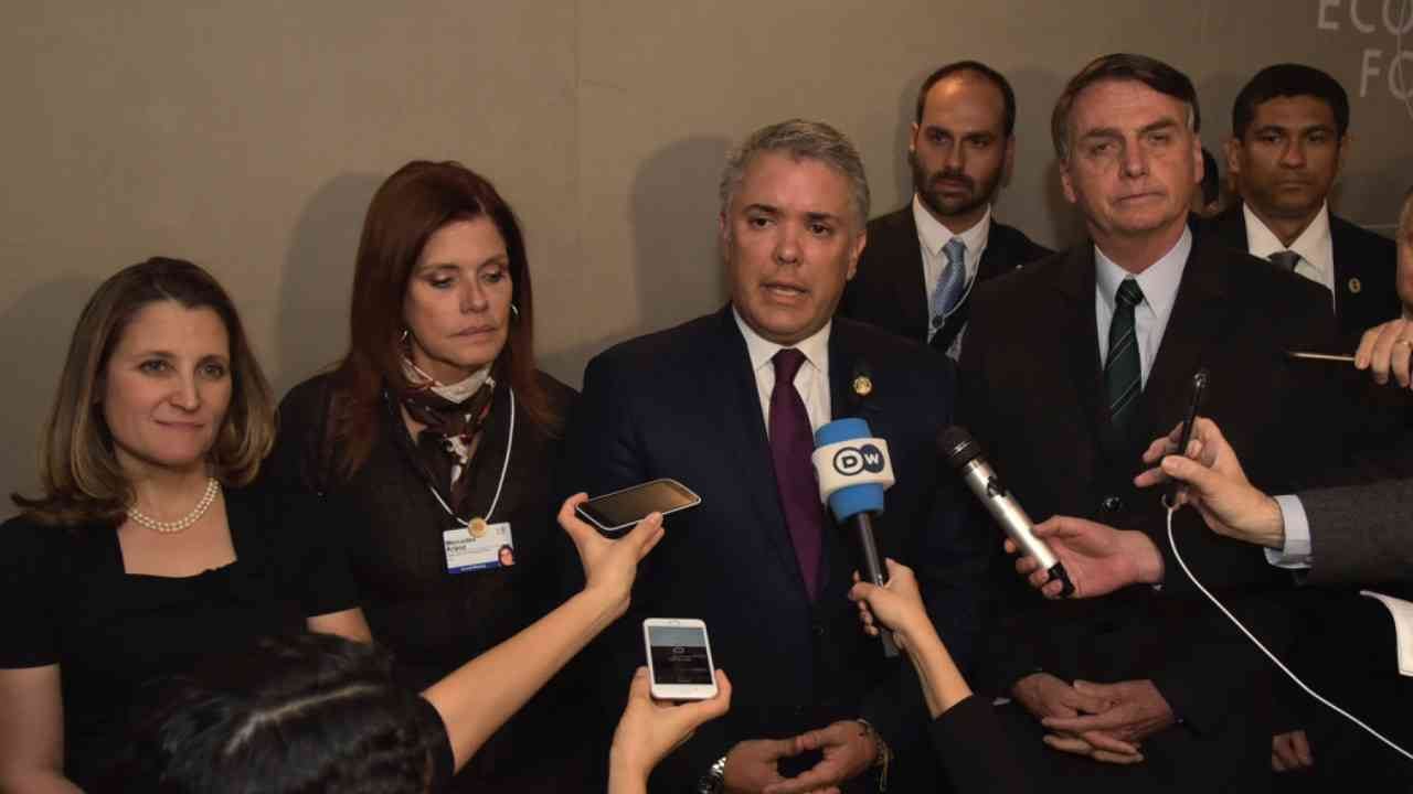 El presidente Iván Duque hizo estas declaraciones n el marco del Foro Económico Mundial.