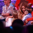 Shakira y sus hijos en los Premios Juventud 2023 - (Photo by Gladys Vega/Getty Images)