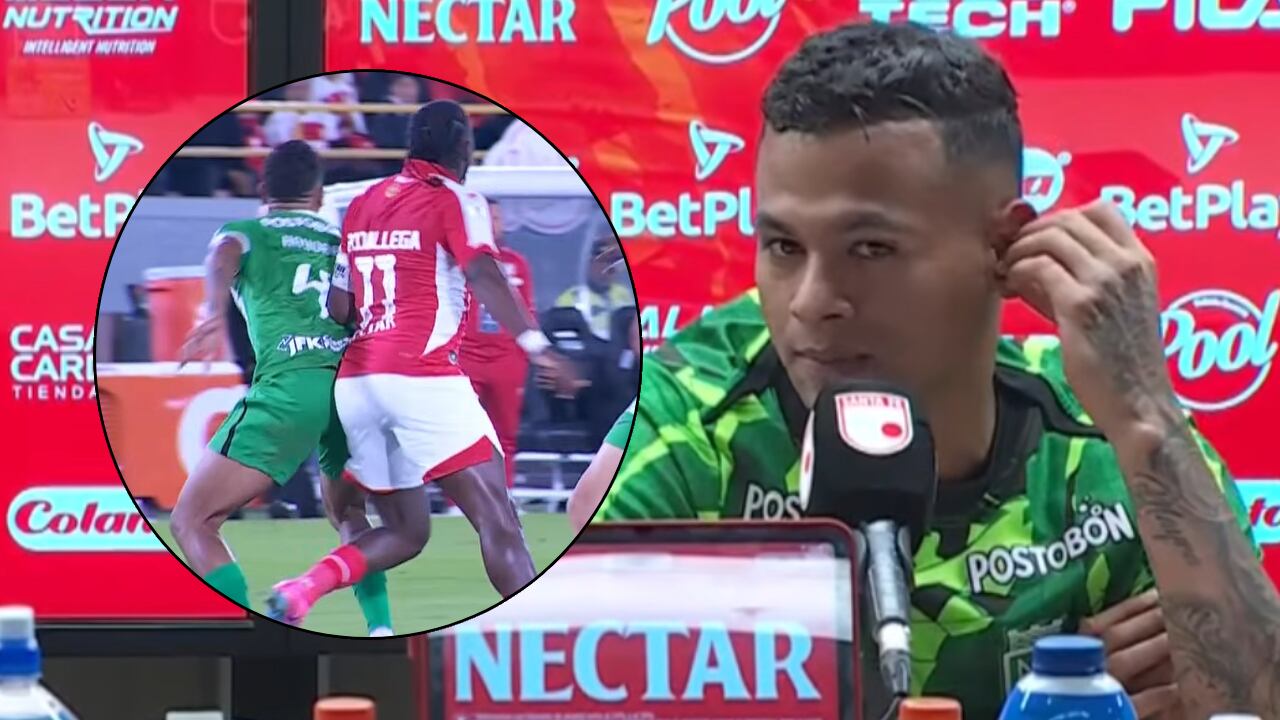 César Haydar habló en rueda de prensa tras el partido de Santa Fe 1-2 Nacional.