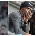 Tomás y Juan Pablo Ángel en el partido del mundial sub20 de Colombia vs. Japón.