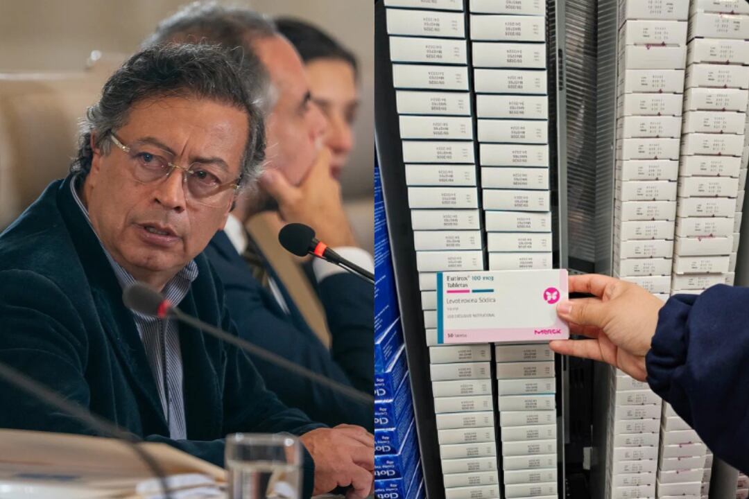 El medicamento de la foto posteada por el presidente Petro es Levotiroxina para la tiroides y no para la diabetes.