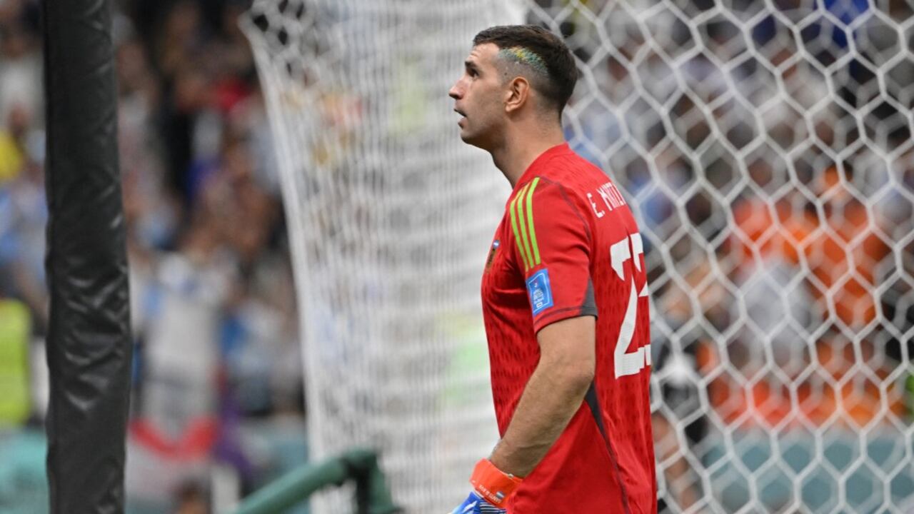 Emiliano Martínez, arquero de Argentina.