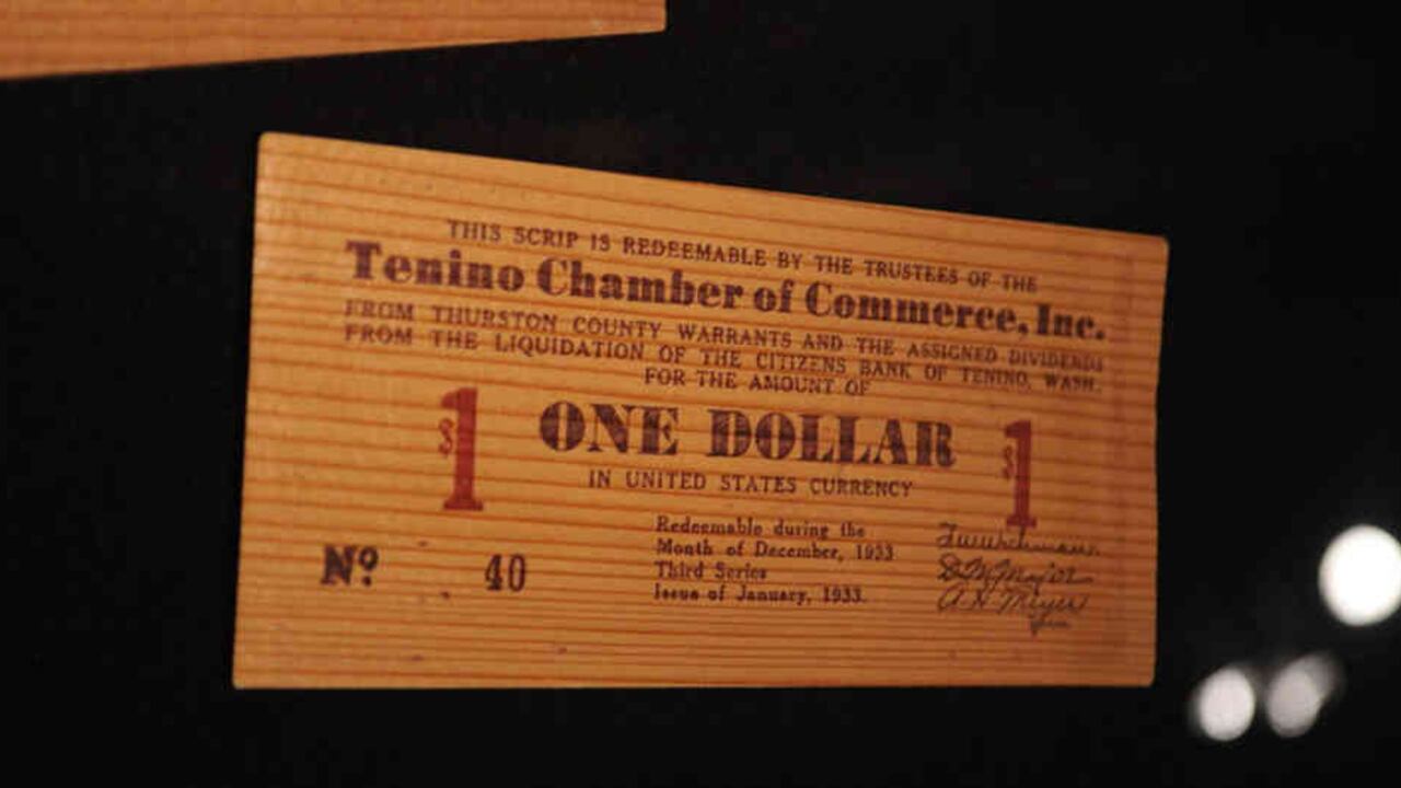 Una ciudad de EE.UU. emite en madera su propia moneda debido a la pandemia / Foto: cortesía