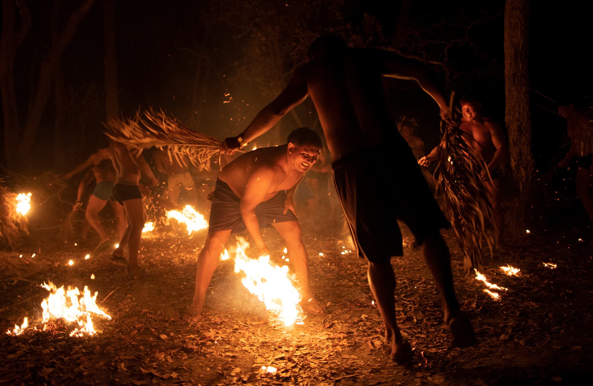 En Imágenes : Ritual funerario Parque Indígena Xingu en Brasil