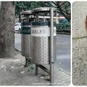 Los perros están resultando heridos por los pines de las canecas de basura metálicas