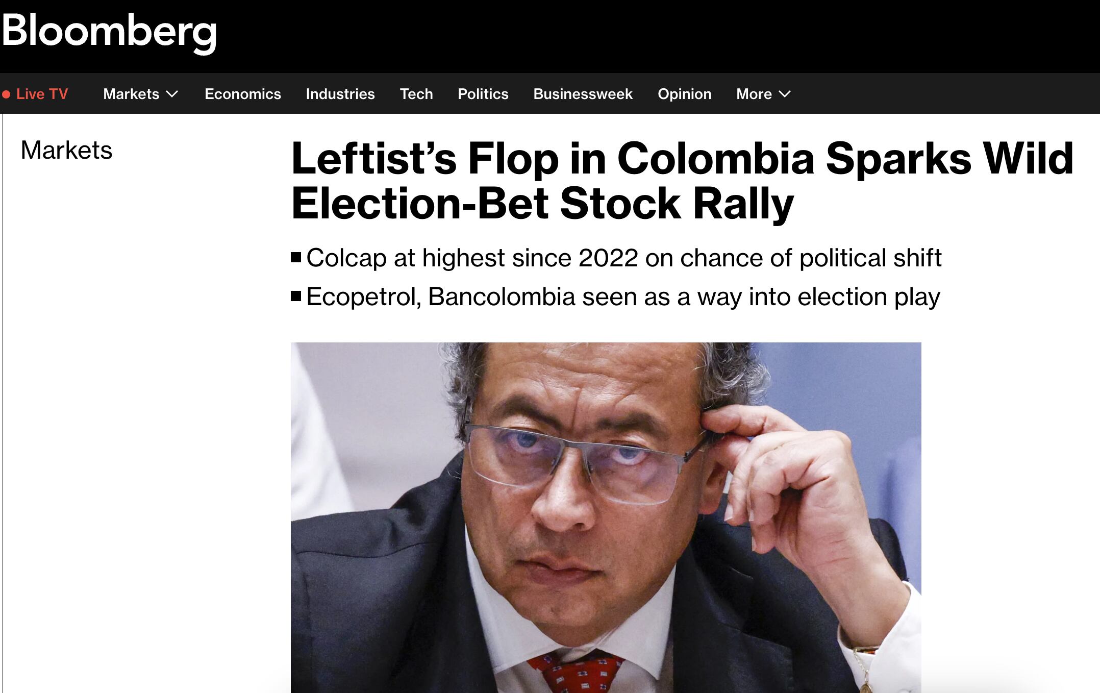 El artículo fue publicado por el medio especializado en economía y finanzas