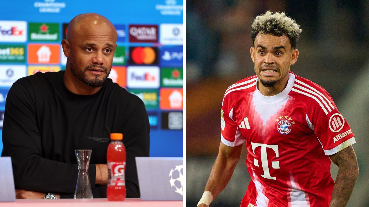 Mensaje de Luis Díaz a su entrenador, Kompany, tras el juego por Champions del Bayern.