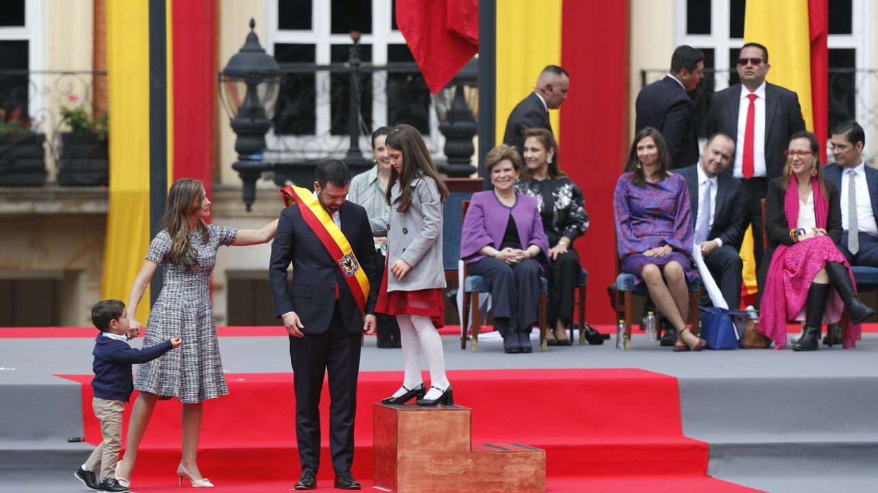 Posesión del alcalde electo de Bogotá, Carlos Fernando Galán.