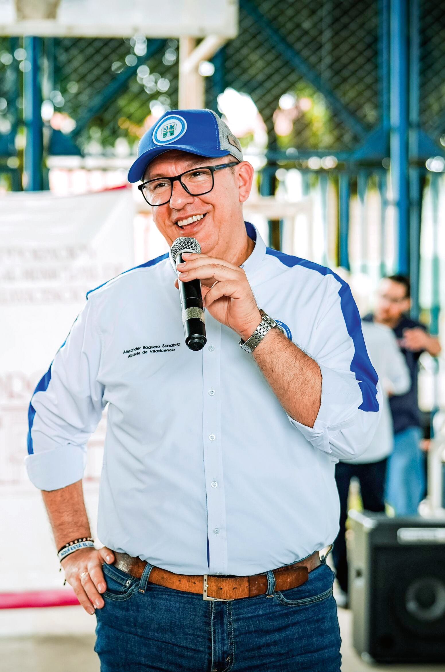 Alexander Baquero Sanabria, alcalde de Villavicencio y  presidente de la Junta Directiva de ALBORADA EICE.